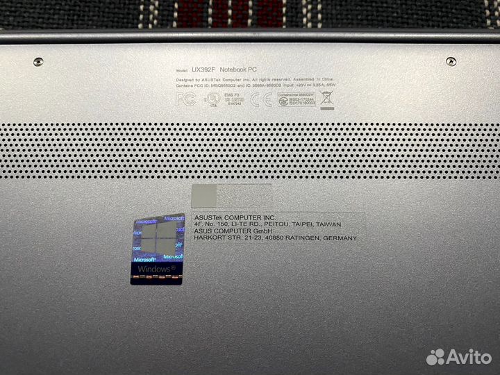 Ноутбук Asus zenbook S13 ux392f