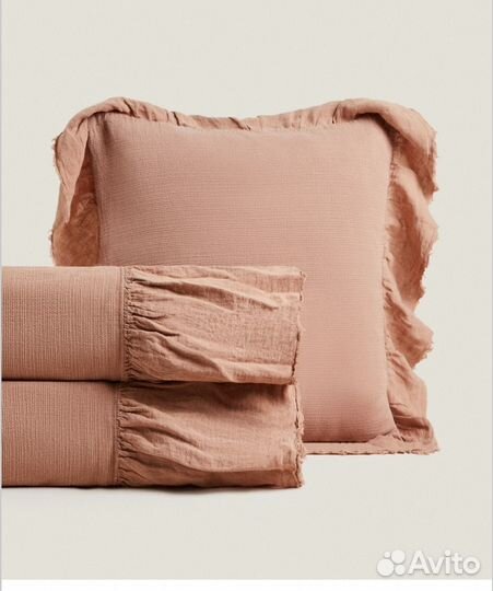 Zara home Покрывало рюшей 180х250,250x230,270x280