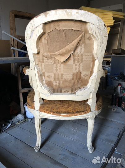 Кресло 19 век под реставрацию