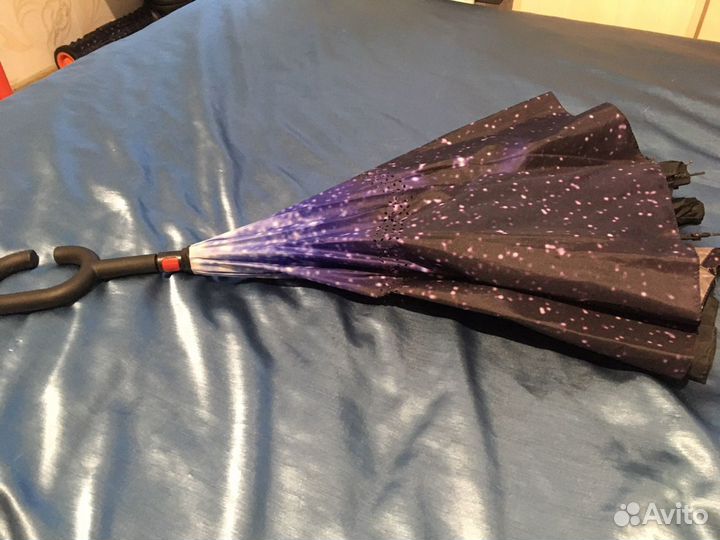 Зонтик перевертыш на запчасти