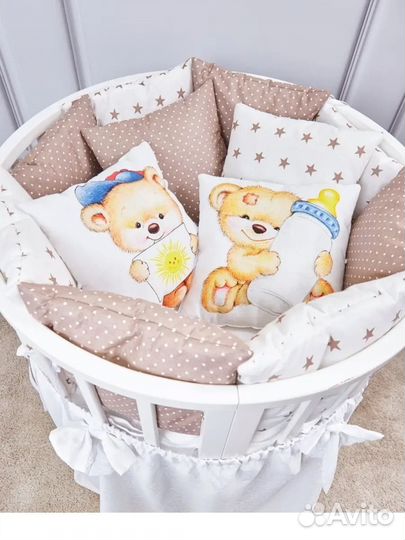 Бортики в детскую кроватку