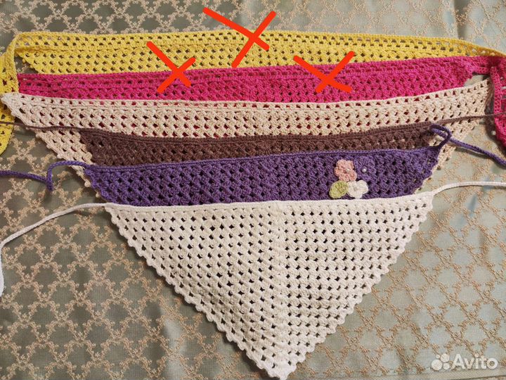 Косынки вязаные (разные смотри карусельку)