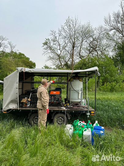 Опрыскивание полей агродронами