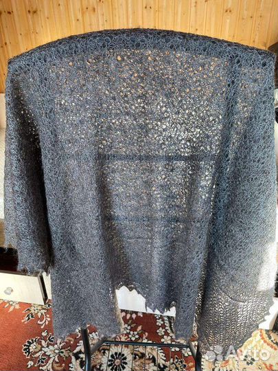 Пуховый платок шаль паутинка