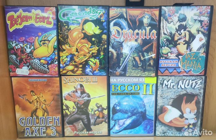 Картриджи для Sega