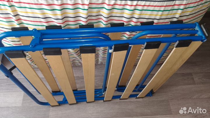 Раскладушка с матрасом бу