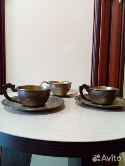 Кофейные пары, мельхиор СССР