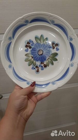 Тарелка зик роспись