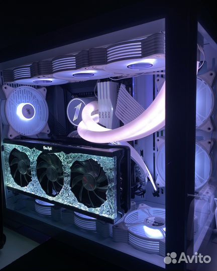 Вентиляторы кулера для корпуса пк aigo Белые 9шт