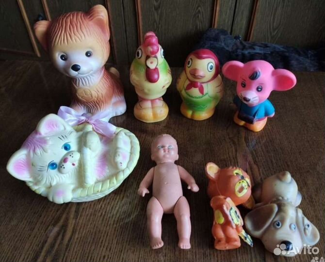 Игрушки СССР резина, пластик, металл