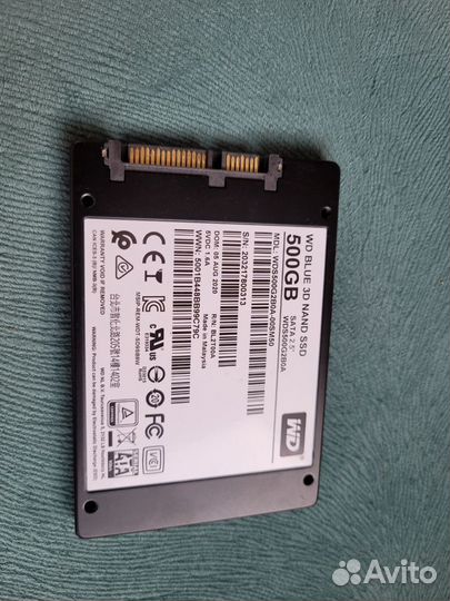 SSD WD Blue 500Gb