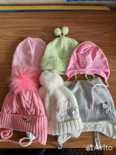 Пакет шапок от 0 до 3 лет