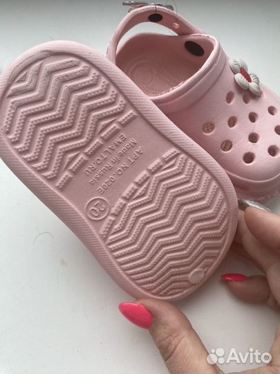 Сланцы crocs детские 20