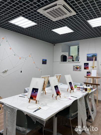 Мастер класс рисование акрил