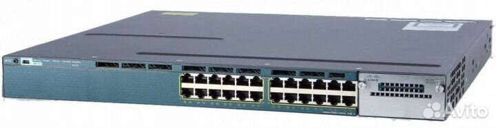 Коммутатор Cisco Catalyst WS-C3560X-24P-S L3, 24