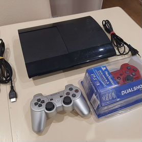 PS3 super Slim 500 70 игр 2джоя