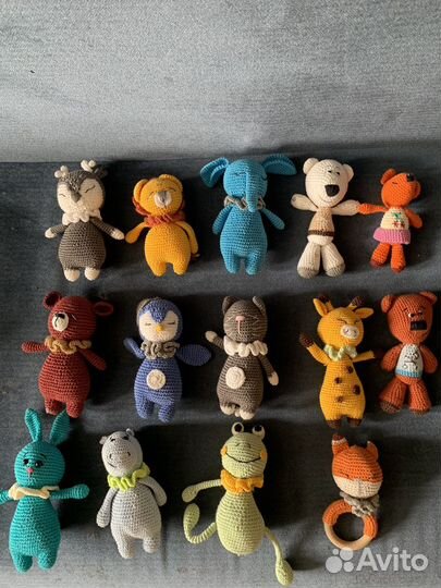 Мягкие игрушки вязанные