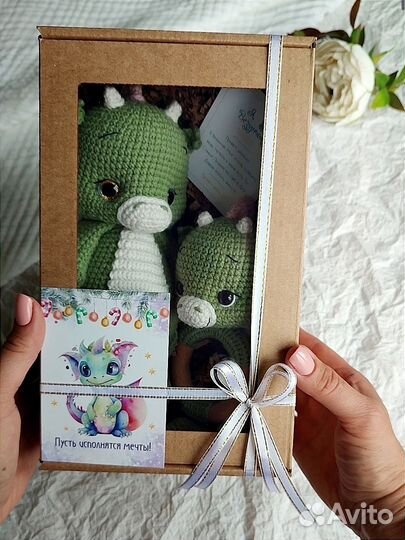 Вязаные игрушки, набор 