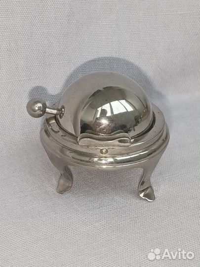 Старинная винтажная мини икорница