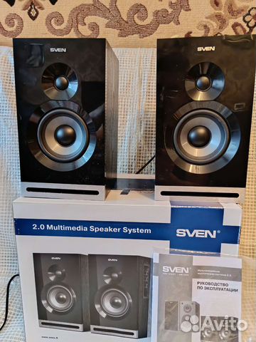 Активные колонки Sven