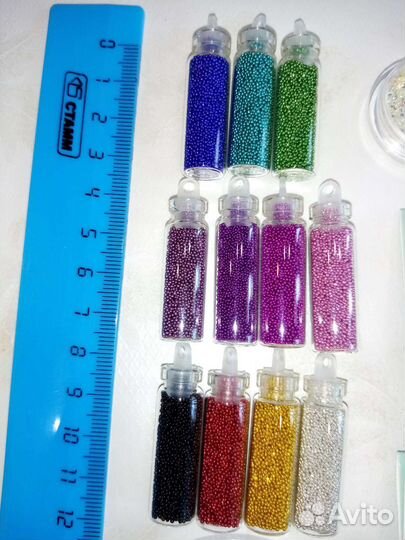 Бульонки, стразы для ногтей, маникюра, рукоделия