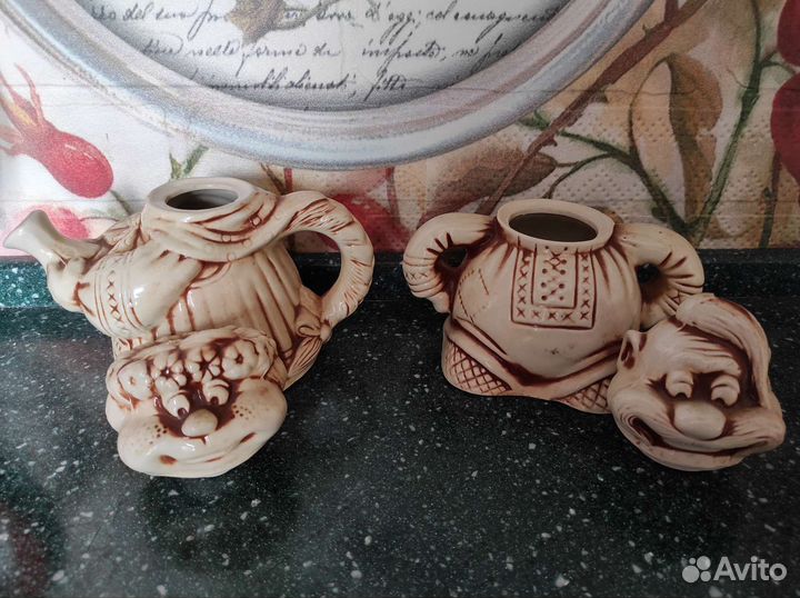 Новый набор сахарница и завар.чайник, Чайный набор