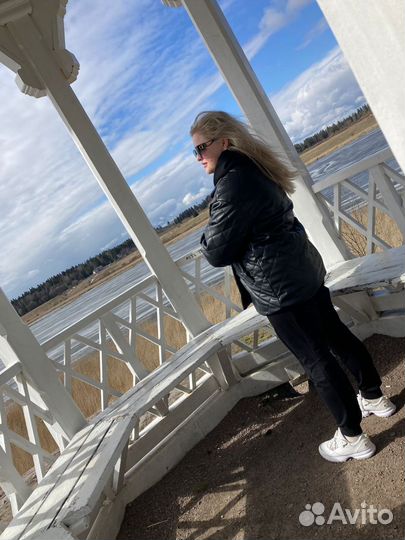 Куртка демисезонная женская 50 52 оверсайз