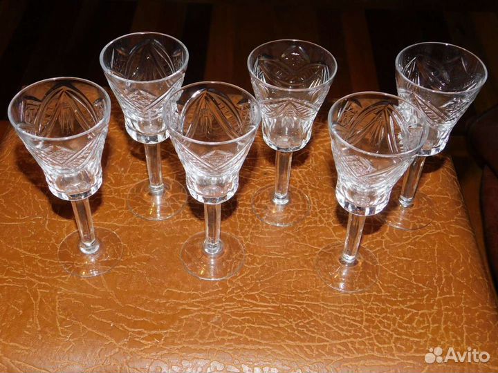 Рюмки хрусталь, стопки, бокалы, пивные (обмен)