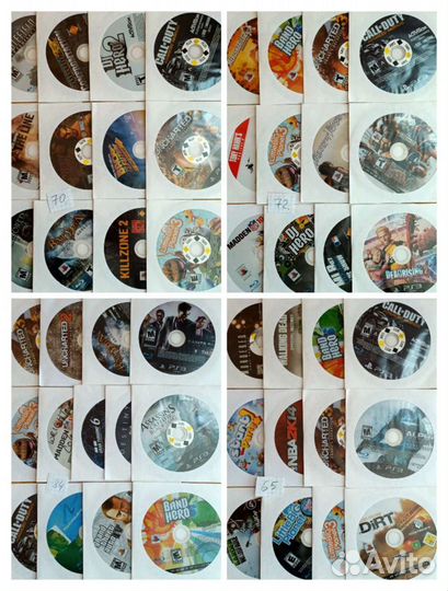 110 наборов из 12 Игр для Sony PS3. Обмен