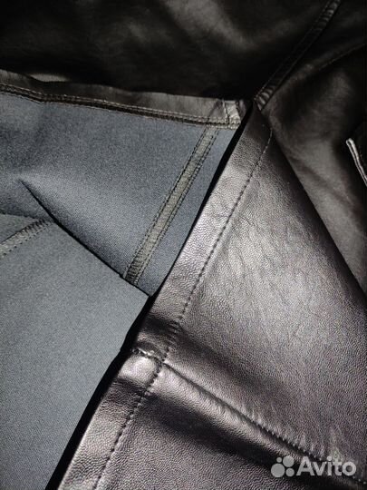 Кожаная юбка