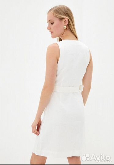 Сарафан лён льняное платье mango