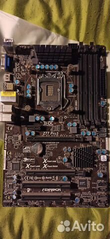 Материнская плата ASRock Z77 pro3 купить в Красногорске | Электроника ...