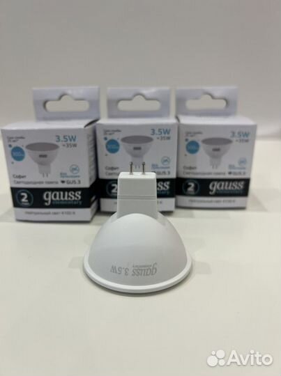 Лампа светодиодная gauss 3,5w