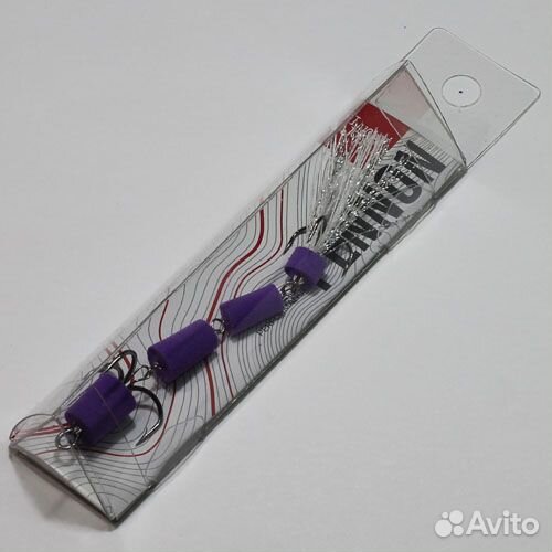 Мандула джиговая 70мм тр.№4 и №8 pennon 25 фиолет