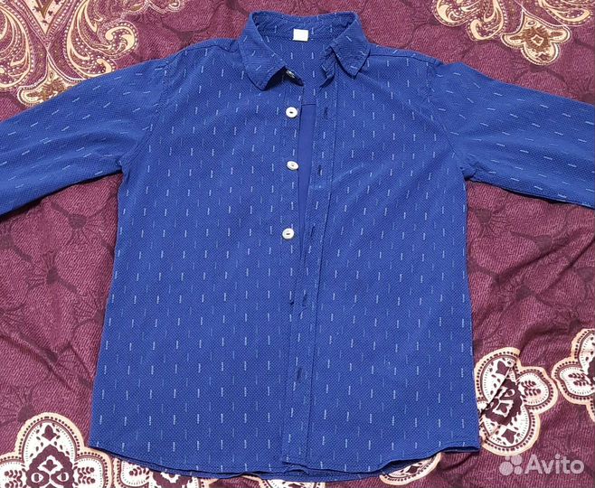 Стрейчивая Рубашка для мальчика 128 134