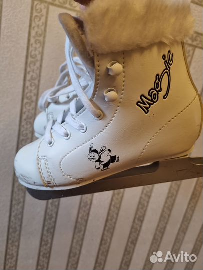 Коньки двухполозные 30р