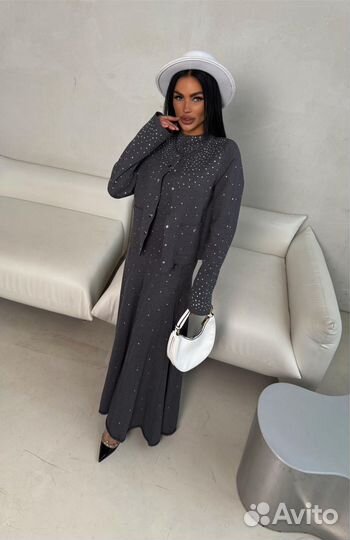 Костюм женский платье с жакетом premium