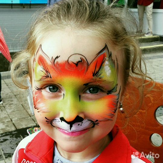 Аквагрим, блеск-тату