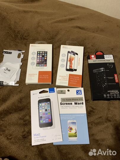 Защитное стекло iPhone XS, плёнка, гидрогелевая