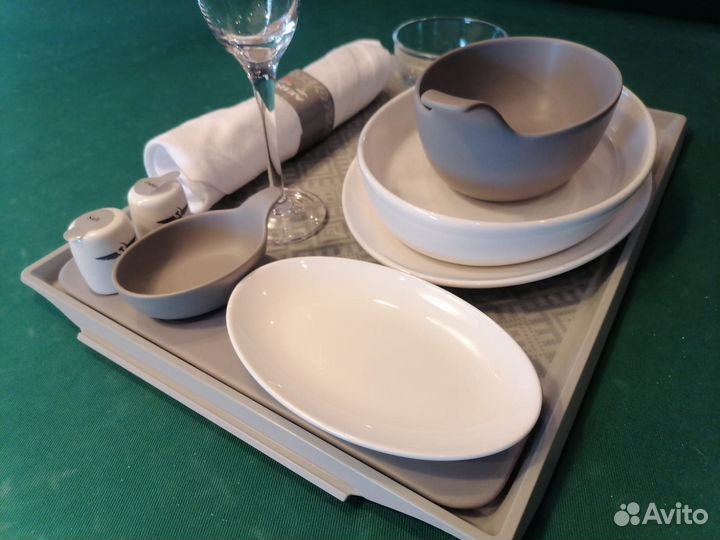 Набор столовой посуды Аэрофлот фарфор