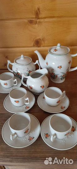 Сервиз чайный Вербилки. Редкий