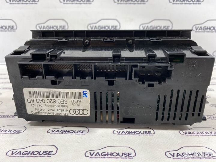 Блок управления климат-контролем Audi A4 B6 8E