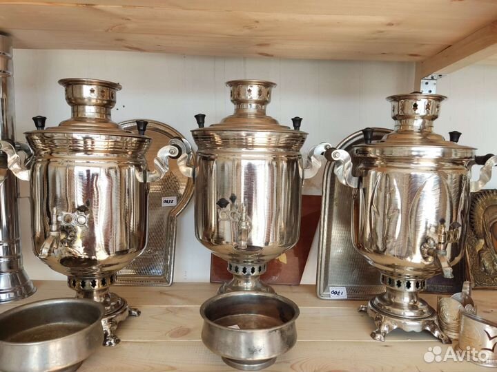 Самовар на дровах угольный СССР Тула