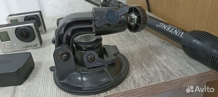2 камеры Go PRO hero 3+ с кейсом и дополнениями
