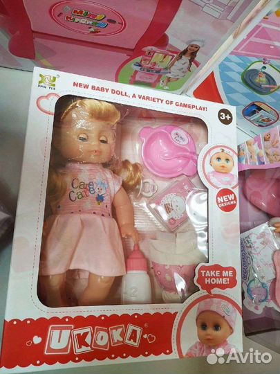 Игрушки детские куклы пупсы