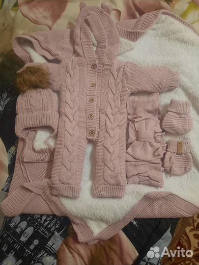 Зимний конверт на выписку