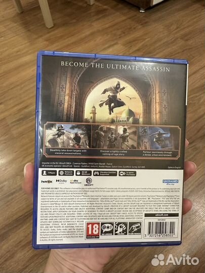 Assassins creed mirage ps4 диск