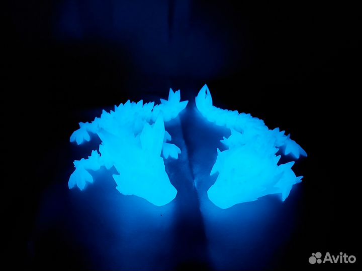 Дракон светящийся в темноте 3D печать