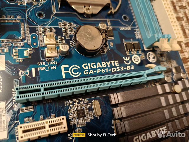 Материнская плата 1155 Gigabyte P61