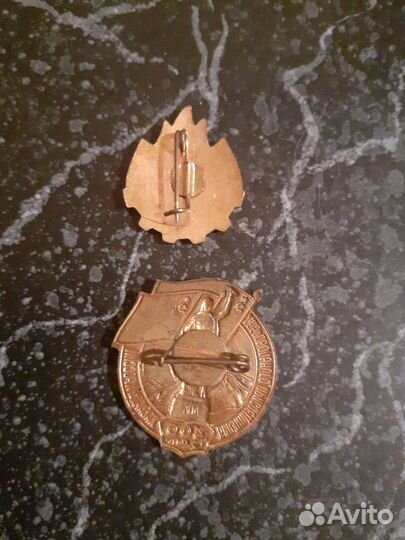 Значки СССР. Тяж.мет. Нечастые. 2 шт